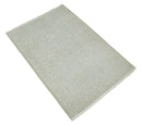 Hand Knotted Beige and Ivory Wool Area Rug 2x3 - Traditional Oushak