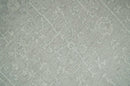 Hand Knotted Beige and Ivory Wool Area Rug 2x3 - Traditional Oushak