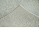 Hand Knotted Beige and Ivory Wool Area Rug 2x3 - Traditional Oushak