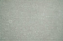 Hand Knotted Beige and Ivory Wool Area Rug 2x3 - Traditional Oushak