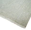 Hand Knotted Beige and Ivory Wool Area Rug 2x3 - Traditional Oushak