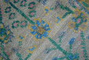 Hand Knotted 2x3 Traditional Design Gray And Green Wool Area Rug