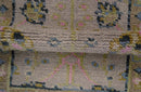 Hand Knotted 2x3 Traditional Style Taupe And Brown Wool Rug