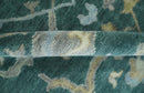 Hand Knotted Oriental Oushak Teal and Gray Multi Size Wool Area Rug
