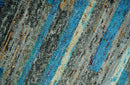 Hand Knotted 4.5x6.5 Gray, Ivory and Blue Modern Abstract Contemporary Recycled Silk Area Rug | OP67