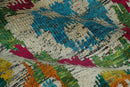 Hand Knotted 4.5x6.5 Multicolor Persian made of Recycled Silk Area Rug | OP66