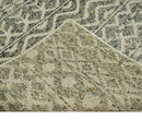 Hand Knotted 4x6 Beige, Camel and Olive Modern Contemporary Southwestern Tribal Trellis Recycled Silk Area Rug | OP59