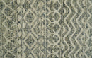 Hand Knotted 4x6 Beige, Camel and Olive Modern Contemporary Southwestern Tribal Trellis Recycled Silk Area Rug | OP59