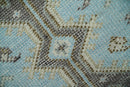 Hand knotted 4x6 Persian Blue and Brown Antique Vintage Wool Area Rug  | TRD242846