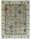 Hand Knotted Traditional Wool Oriental Turkish Oushak Area Rug - Beige Mustard Ivory by The Rug Decor
