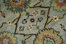 Hand Knotted Traditional Wool Oriental Turkish Oushak Area Rug - Beige Mustard Ivory by The Rug Decor