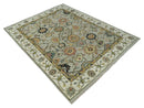 Hand Knotted Traditional Wool Oriental Turkish Oushak Area Rug - Beige Mustard Ivory by The Rug Decor