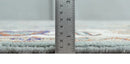 Hand Knotted Gray and Ivory Traditional Oriental Oushak Wool Area Rug
