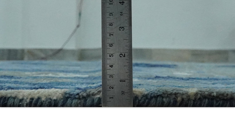 5x8 Modern Abstract Hand Knotted Wool Area Rug