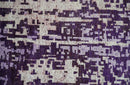 Hand Knotted 5x8 Purple, Violet and Ivory Modern Abstract Contemporary Recycled Silk Area Rug | OP131