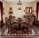 Hand Knotted Traditional Kazak Wool Area Rug 7x7 - Rust Ivory Armenian