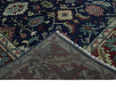 Antique look Hand Knotted Black, Rust and Beige Traditional oriental Oushak Multi Size Wool Area Rug