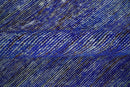 Hand Knotted 8x10 Denim Blue Modern Abstract Silk Bohemian Area Rug | TRDSS4