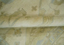 Hand Knotted 8x8 Oriental Oushak Ivory, Beige and Gray Wool Area Rug by The Rug Decor