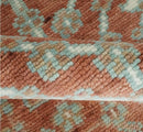 Hand knotted 9.4x12 Rust and Aqua Floral Tree wool Area Rug by The Rug Decor