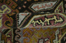 Hand Knotted 9x12 Olive, Gold, Black and Brown Oriental Traditional Wool Area Rug by The Rug Decor
