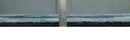 Wool Area Rug Blue Black and Ivory Hand Knotted Heriz Serapi by The Rug Decor