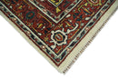 Rust and Ivory Traditional Medallion Area Rug - Hand Knotted Wool by The Rug Decor