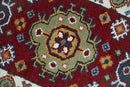 Hand Knotted Antique Kazak Runner Rust and Ivory Traditional Tribal Armenian Rug | KZA7