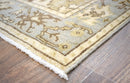 Runner 2.7x12 Oushak Beige And Blue Hand Knotted Wool Rug by The Rug Decor