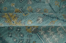 Hand Knotted Teal and Beige Multi Size Traditional Turkish Tree of Life Wool Rug