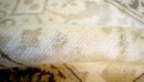 Beige and Brown Traditional Oushak Hand Knotted Wool Area Rug Runner 2.8x12