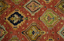 Hand Knotted Eclectic Rust and Brown Antique Traditional Multi size wool Area Rug