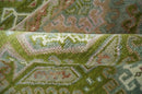 Hand Knotted Green, Ivory and Silver Oriental Traditional 9x12 Wool Area Rug by The Rug Decor