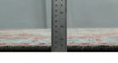 Ivory Rust and Blue Wool Hand Knotted Persian Heriz Serapi Rug by The Rug Decor
