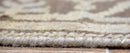 Hand Knotted Oriental Oushak Beige And Brown Wool Area Rug