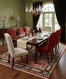 Rust and Black Kazak Medallion Hand Knotted Traditional Wool Area Rug