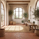 Hand Made Matte Chevron Terracotta Tiles 3x8