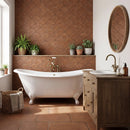 Hand Made Fan Terracotta Tiles 8