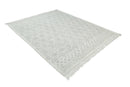 Contemporary Hand Made White Wool Area Rug - Modern Soft Pile by The Rug Decor