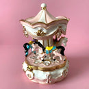 Hand painted pastel carousel horse trinket box bedroom ornament by Decorbites