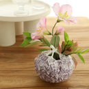GobekUsa Hydrangea Ceramic Vase | Hand-Relief Sculpture Flower Ball Arrangement Accessory