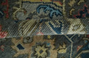 Hand Spun Wool Traditional Legacy Oushak Blue, Rust and Charcoal Area Rug by The Rug Decor