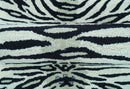 Hand Tufted 3x5 Black And White Animal Tiger Wool Area Rug