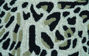 Hand Tufted Animal Cat White And Black 2x3 Wool Area Rug