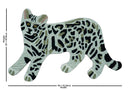 Hand Tufted Animal Cat White And Black 2x3 Wool Area Rug