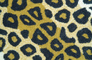 Hand Tufted Animal Leopard Gold And Black 3x5 Wool Area Rug