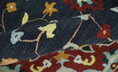 Hand Tufted Black Rust Beige Persian Antique Oriental Wool Area Rug