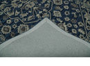 Hand Tufted Blue, Beige and Ivory 5x8 Heriz Serapi style Rug, Kids, Living Room and Bedroom Rug | TRD644158S by The Rug Decor