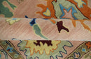 Pink Peach Gold Hand Tufted Oushak Wool Area Rug - Modern Style by The Rug Decor
