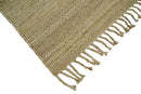 Hand Woven 100% Natural Fiber Brown Natural Jute Rug | JR008